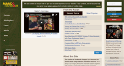 Desktop Screenshot of mandohangout.com